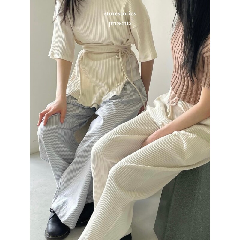 【特享6折】丹麦Baserange Shaw Tee 有机棉 短袖 设计感 上衣