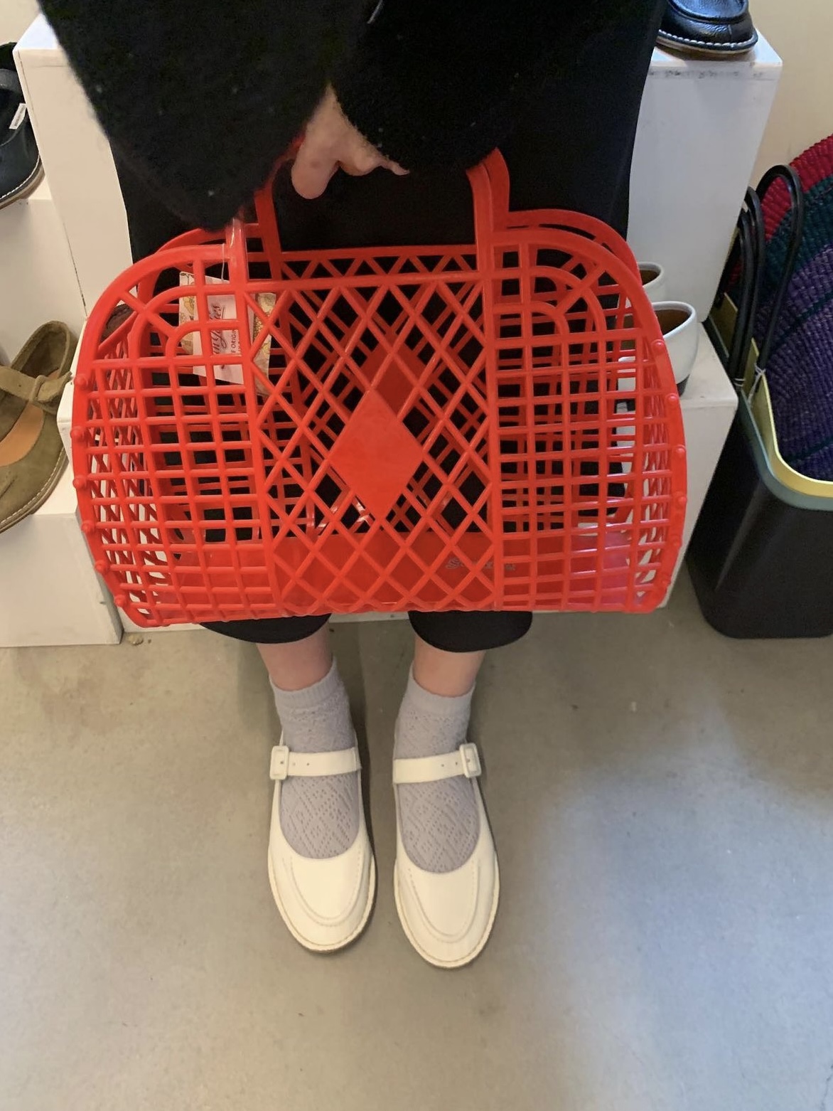 淑女牛皮系带粗低跟单鞋女