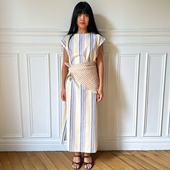 售罄 连衣裙 丹麦Baserange Dress 长款 Stave 有机棉 设计感