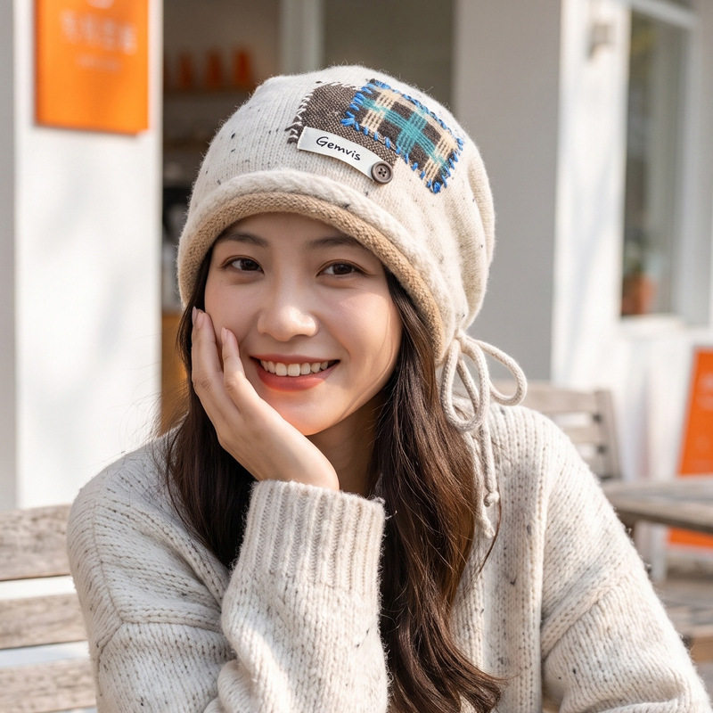 艾凝雪秋季无檐秋冬款帽子帽子