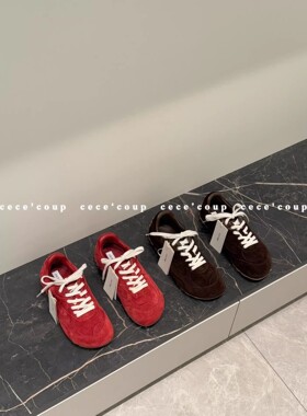 强烈推荐！质感满满！01/30 新品 26ss 拼色系带休闲运动鞋德训鞋