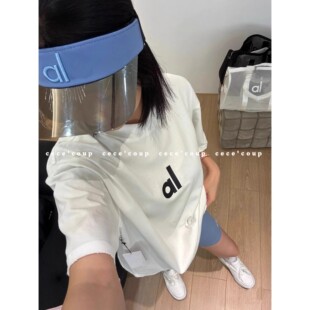 好看到爆炸！巨好看！超绝松弛感 新品26ss字母印花休闲短袖T恤女