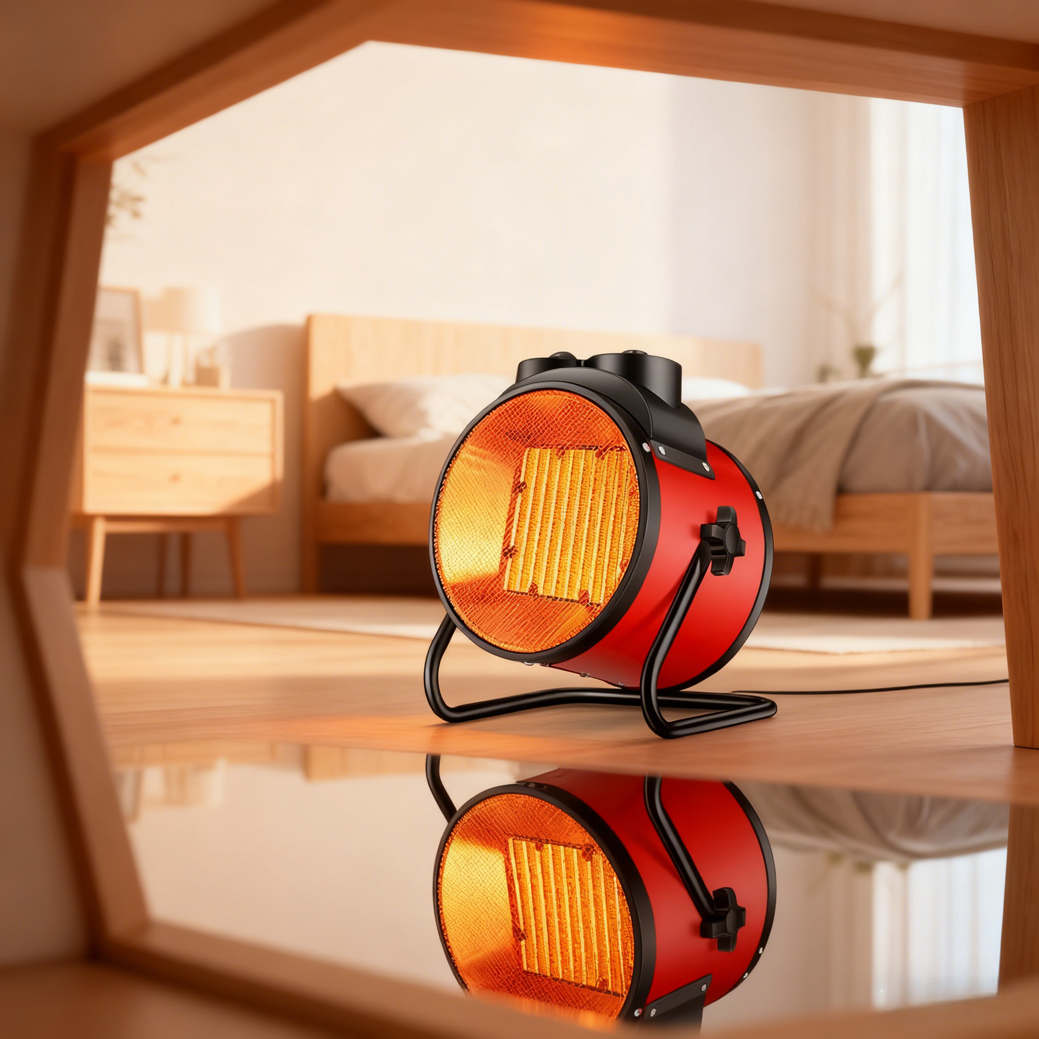 扬子小钢炮取暖器PTC陶瓷发热体3档调温浴室取暖器家用省电节能