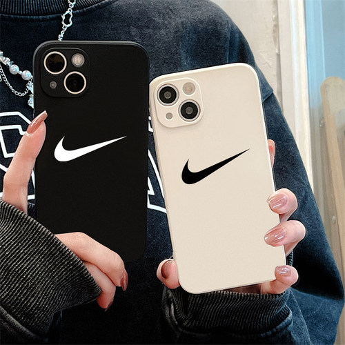 运动潮牌17新款11nike苹果16promax手机壳15pro软壳13磨砂硅胶12超薄防摔7/8plus情侣14适用Xs高级感XR保护套
