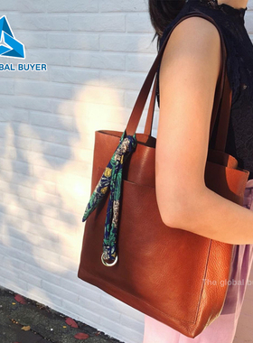 美国Madewell Medium Tote手提包牛皮单肩斜跨托特包女包中号2025