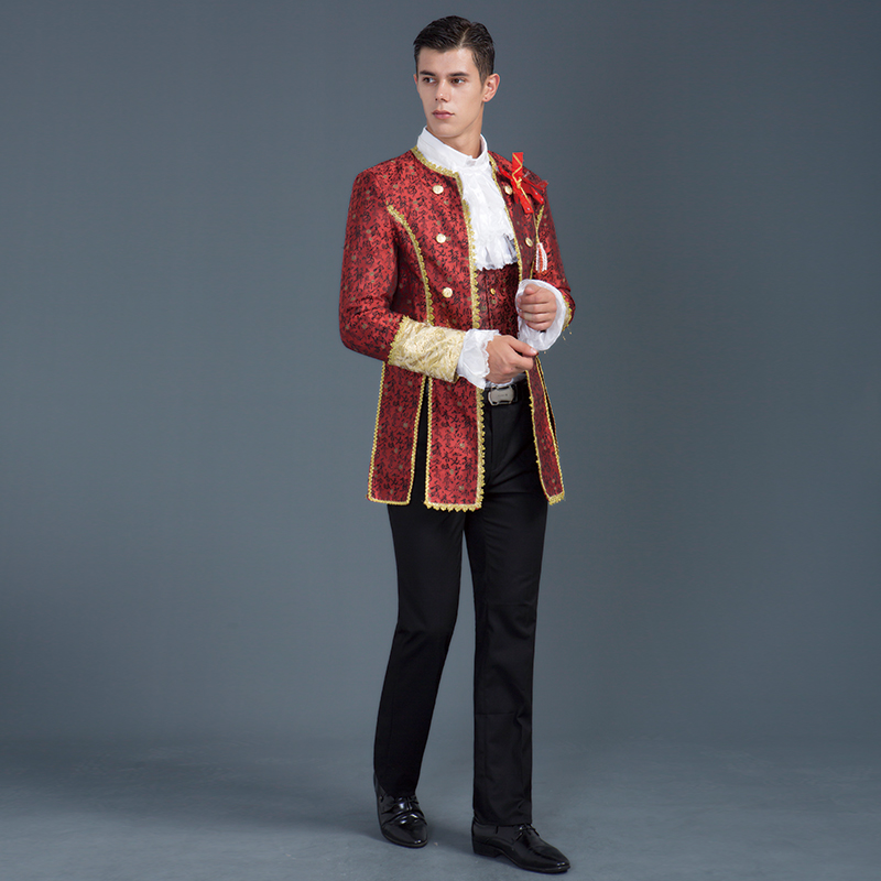 欧式大帅礼服 欧式宫廷皇室装罗密欧朱丽叶舞台演出服装出租租赁