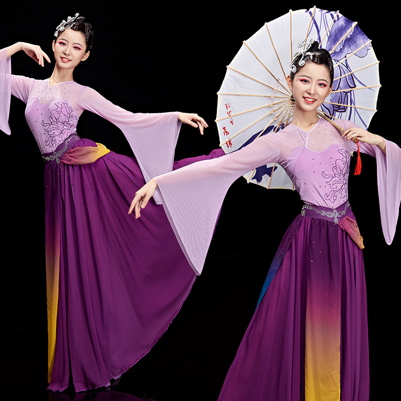 古典舞演出服女飘逸中国风出租 且看行云舞蹈古风仙女租赁