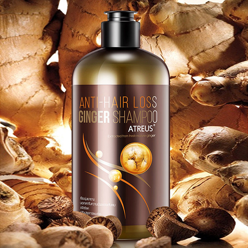 泰国正品at生姜洗发水atreus护发无硅油控油止痒防脱发去头屑男女