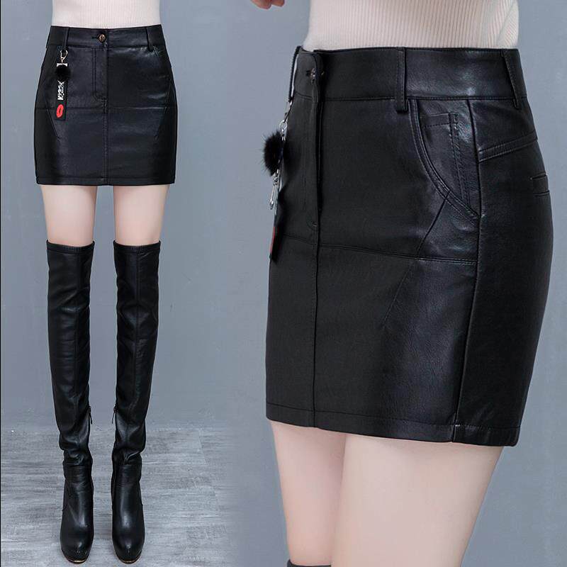 皮裙短褲裙高腰修身韓版顯瘦包臀半身裙PU皮女靴褲2019秋冬新款在類目 女裝/女士精品, 半身裙中 - 來自Buy2taobao.com提供專業的淘寶代購服務