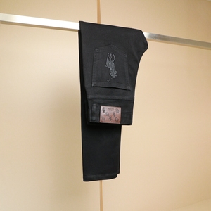 2025秋冬新款高品质修身弹力印花刺绣男士小直筒牛仔裤25569 P130，男装牛仔裤，钱塘6018（原3088）