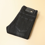 2025秋冬新款高品质修身弹力水洗刺绣男士小直筒牛仔裤25786P140，男装牛仔裤，钱塘6018（原3088）