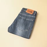 2025秋冬新款高品质修身弹力印花刺绣男士小直筒牛仔裤25561P130，男装牛仔裤，钱塘6018（原3088）