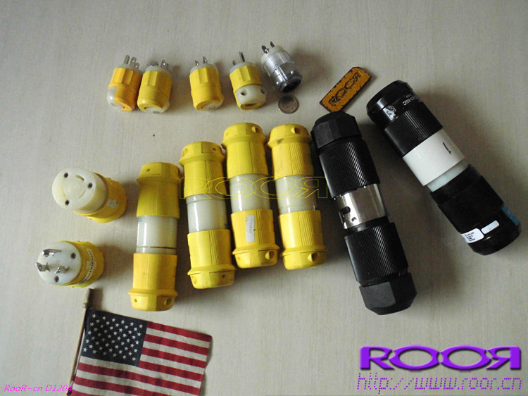 美国 USA 荷宝 Hubbell 30A 安 电源插头 大功率接头
