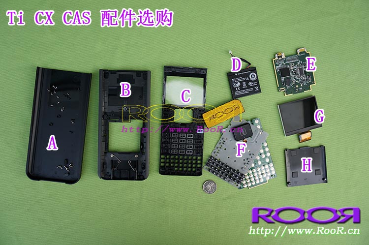 RooR 彩屏德州-仪器TI Nspire CX CAS 图形计算器SAT AP维修配件