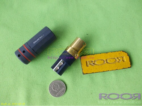 RooR 线-圣 Audio-Quest  银导体 卡农头XLR 极端音响接头