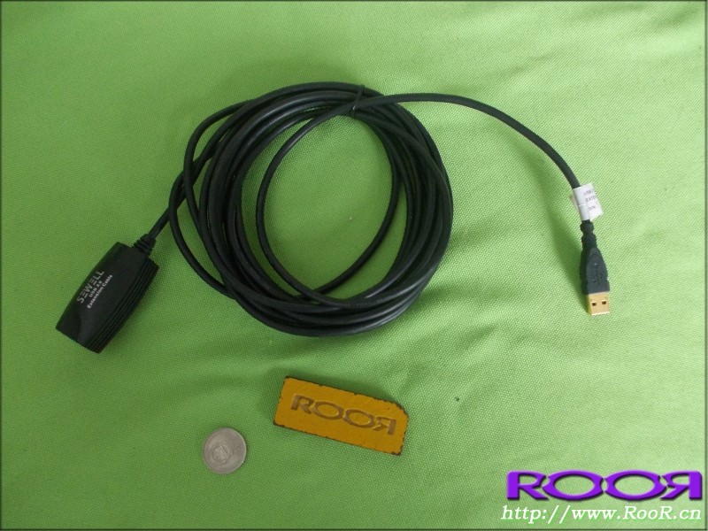 RooR 美国SEWELL USB 2.0 5米延长线 带芯片中继器线大概5米