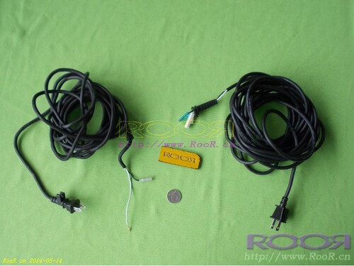 短的大概5.5米15元 长的大概8.6米25元 美标2插接头