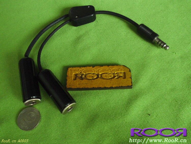 ※ RooR ※ 美国 DAVID CLARK 军规 对讲机 连接线 U93转6.5接头