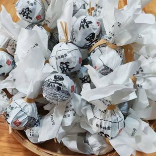 易武麻黑古树头春普洱茶生茶龙珠纯手工云南沱茶花香蜜香高山茶叶