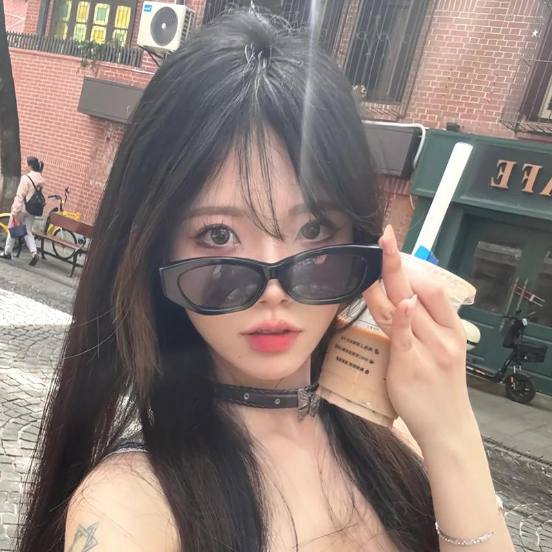 多边形网红同款墨镜防紫外线美式