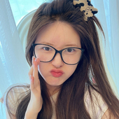 赵露思同款 潮猫眼编织腿眼镜女显瘦素颜神器防蓝光镜可配度数 韩版