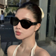 高级感时尚 欧美夏季 度假偏光太阳镜女款 大框防晒潮流墨镜防紫外线