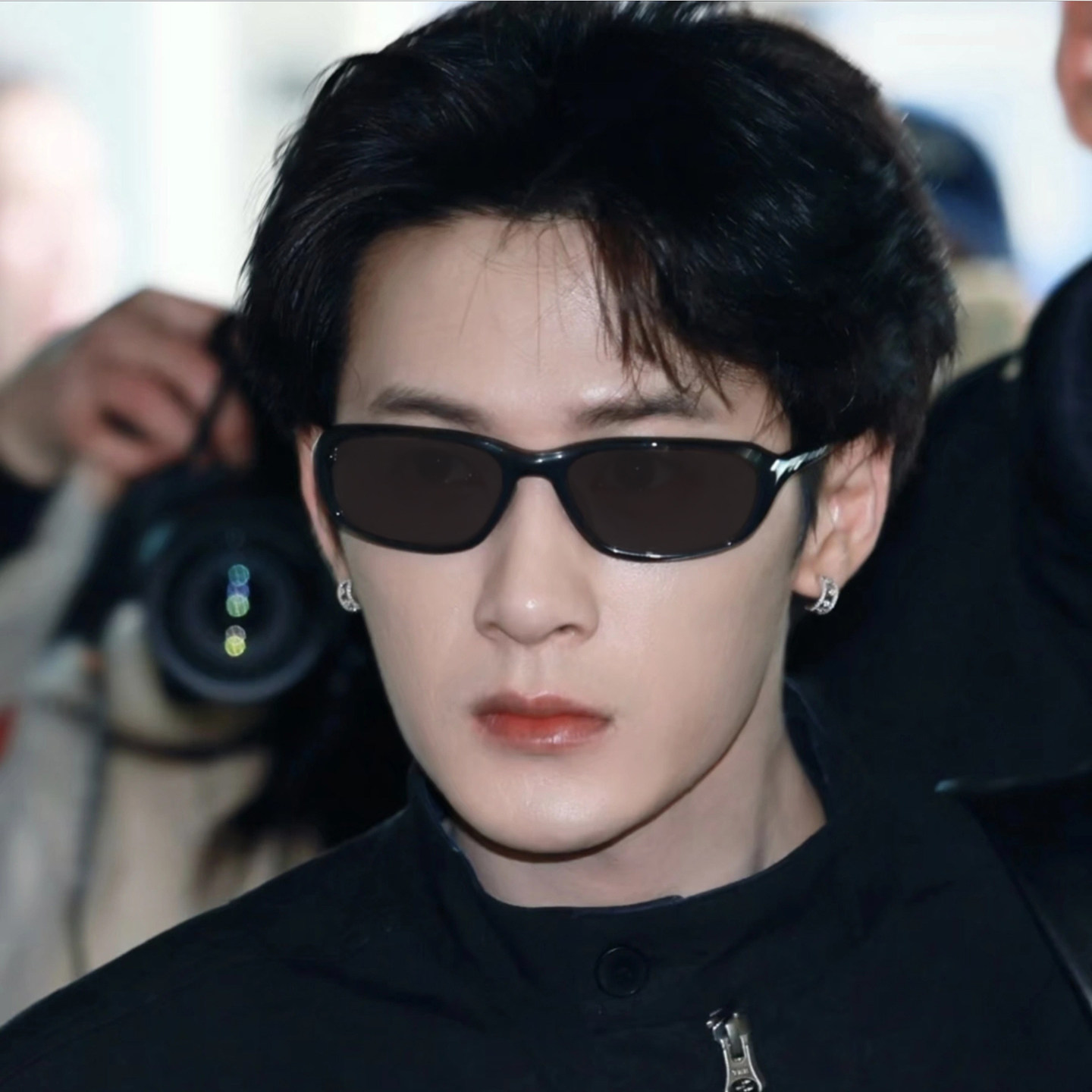 檀健次同款黑框男士气质大框太阳镜大脸显瘦防紫外线个性开车墨镜,ZIPPO/瑞士军刀/眼镜,太阳眼镜,淘宝优惠券,粉丝福利购,淘宝优惠卷