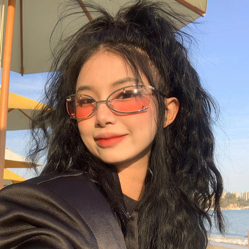 Y2K欧美辣妹风个性凹造型太阳镜