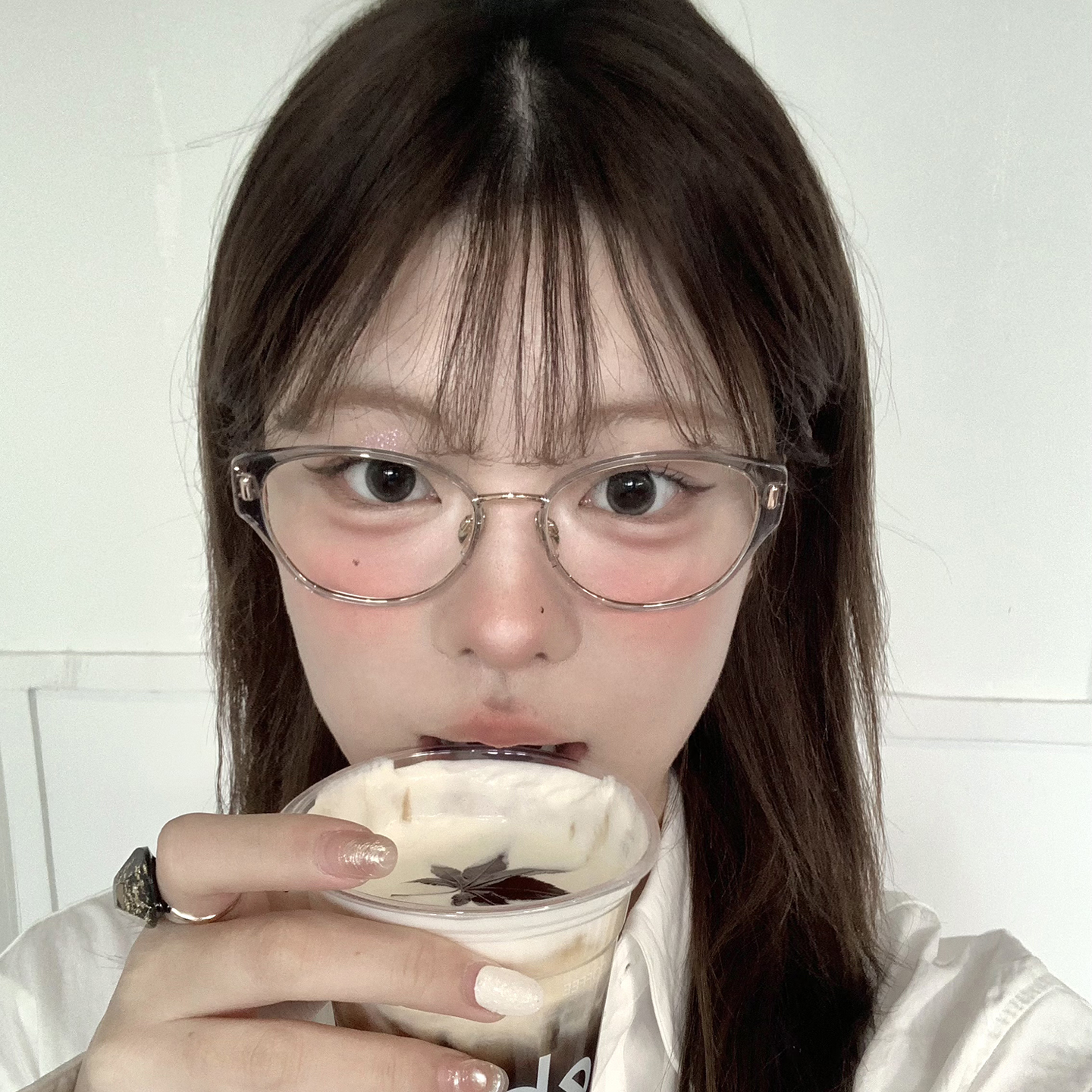 复古椭圆框猫眼超轻眼镜近视女可配有度数素颜显白方圆脸平光镜潮