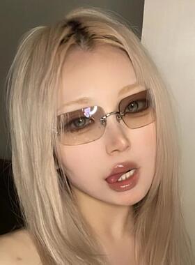 高级感复古茶色墨镜男女通用