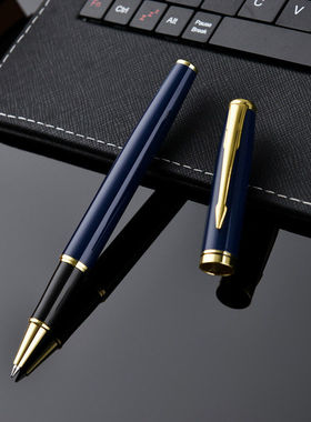 金属签字笔中性笔重手感签单商务办公纪念礼品笔免费刻字定制LOG