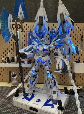 高达模型HG完美独角兽菲尼克斯强袭自由MG红异端布鲁可拼装玩具男