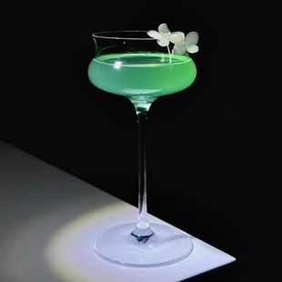 水晶玻璃日式专业鸡尾酒杯高脚杯香槟杯干马天尼玛格丽特马提尼杯