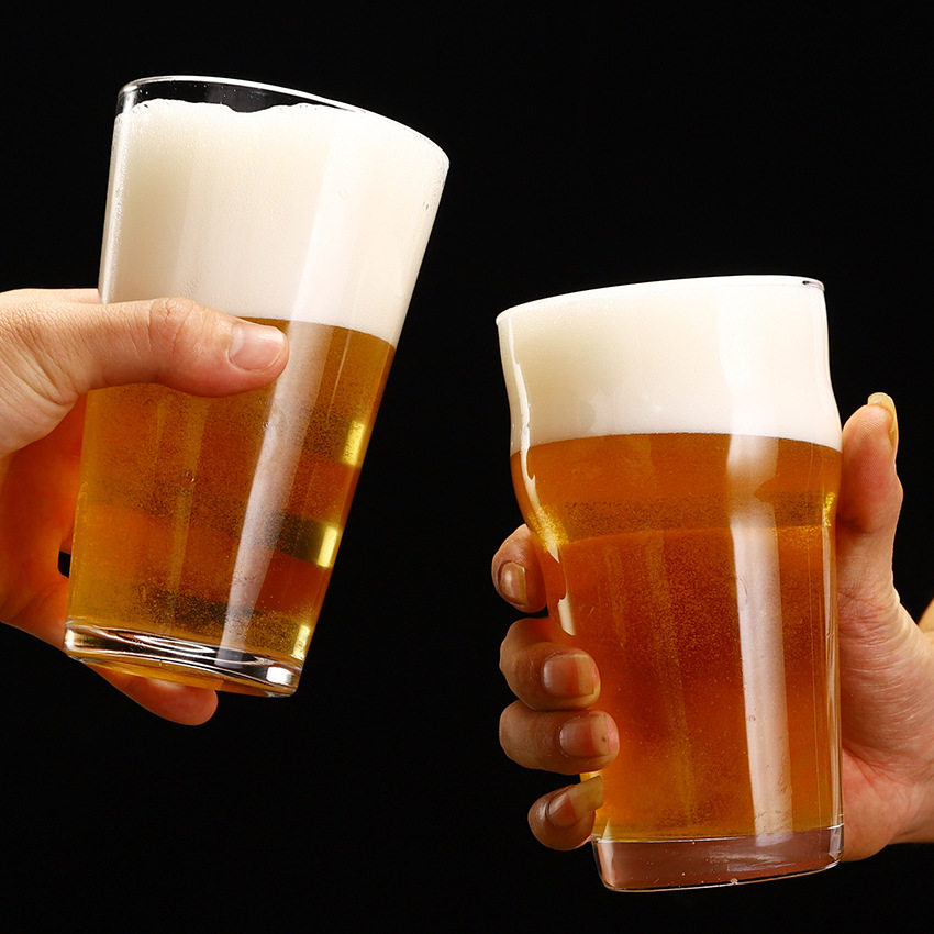 美式广口品脱杯宽口啤酒杯