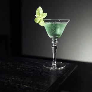 日式烤花古典马天尼杯玻璃高脚杯鸡尾酒杯马提尼杯调酒杯罗马柱