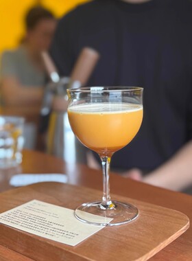 木村系列特调咖啡杯鸡尾酒杯高脚阔口杯甜酒杯冷萃咖啡杯玻璃拿铁