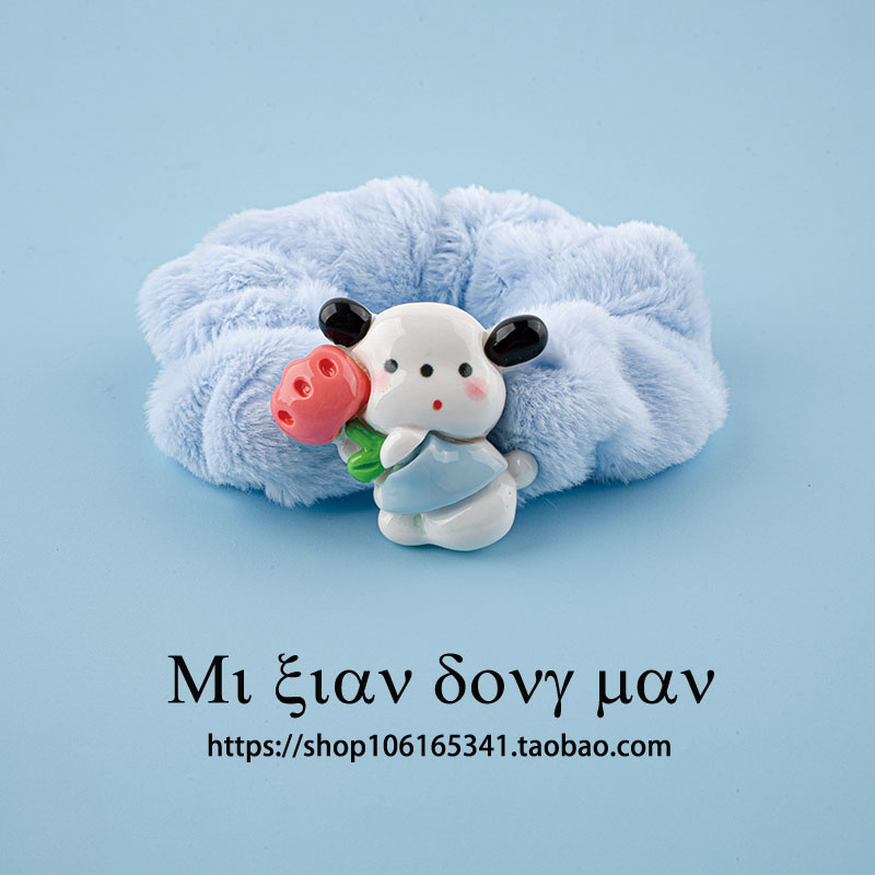 发圈头饰大肠圈树脂原创设计