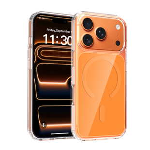 Case Kamanji Touch Silky iPhone17 Clear Fingerprint 17ProMax for 17Pro Anti Stain Cover MagSafe