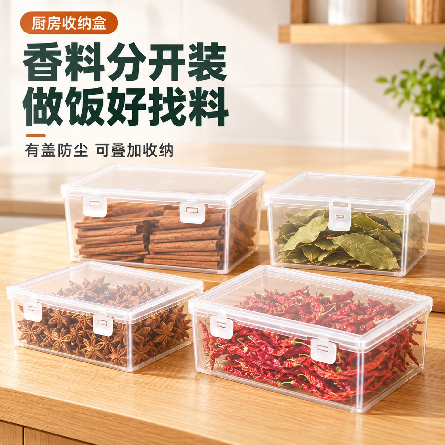 厨房香料收纳盒大料八角