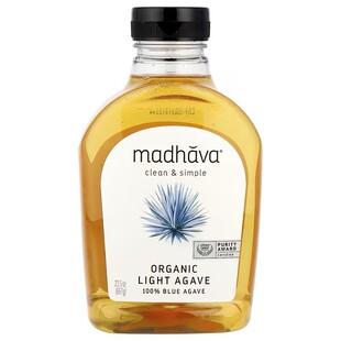 Madhava Natural Sweeteners天然琥珀蓝色金色龙舌兰低糖咖啡烘焙