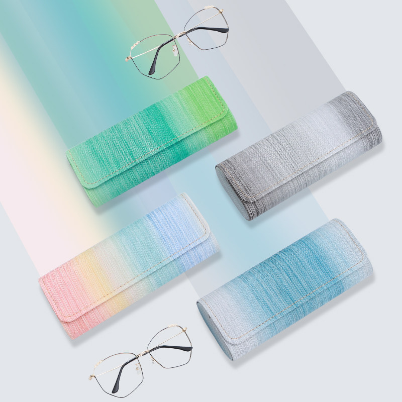 卡诺兰眼镜盒全新渐变彩虹色