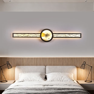 卧室房间床头沙发背景墙新款创意语音楼梯走廊客厅背景墙壁灯智能