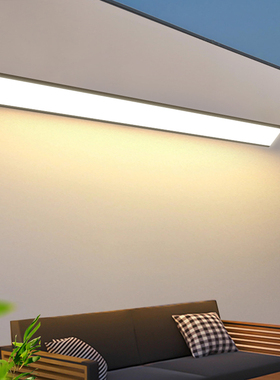 长条壁灯户外阳台阳光房花园露台led超亮防水楼梯庭院大门灯壁灯