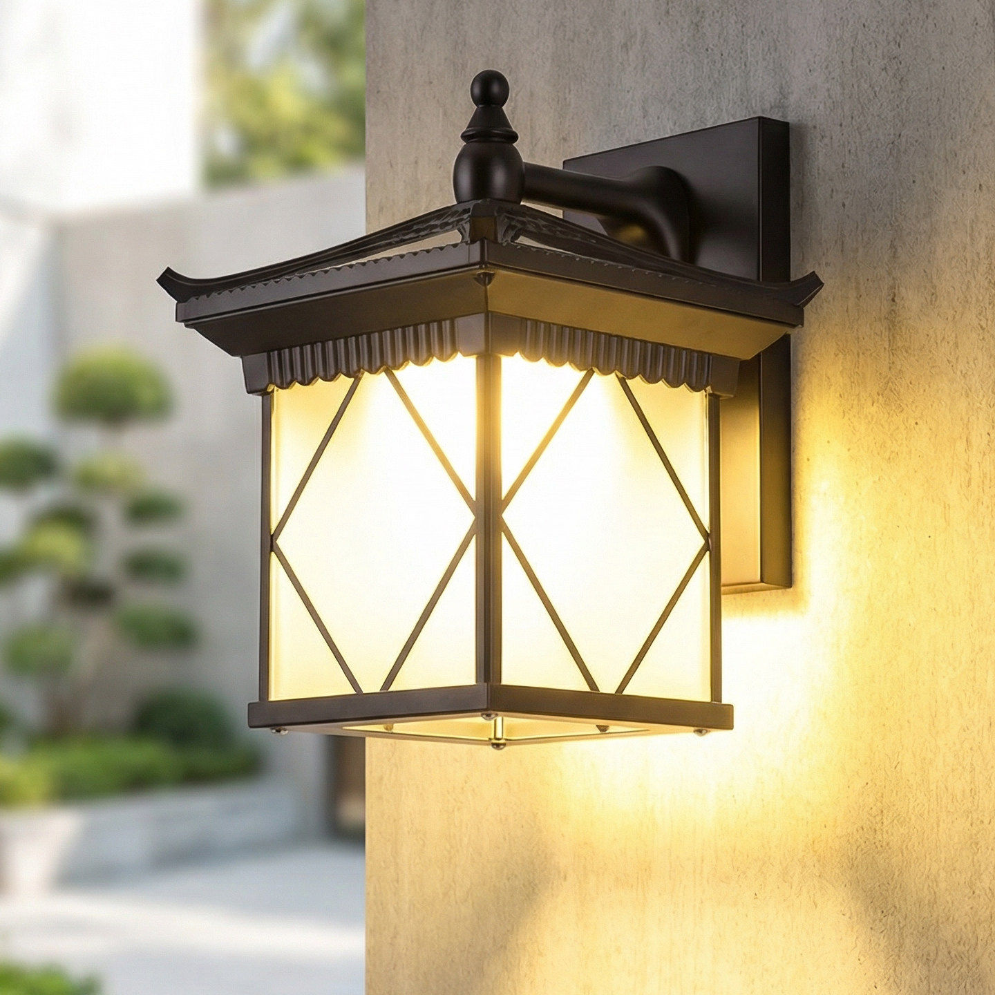 太阳能户外壁灯防水庭院室外墙别墅大门口凉亭门柱子新中式阳台灯,家装灯饰光源,户外壁灯,淘宝优惠券,粉丝福利购,淘宝优惠卷