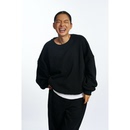 子两件套休闲运动套装 see ｜黑白灰薄绒套头卫衣裤 秋冬穿搭 sea