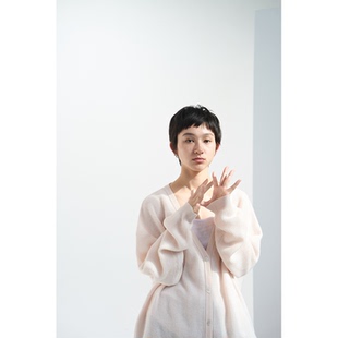 长袖 seeseao 薄款 宽松慵懒软糯超亲肤秋季 外穿上衣外套女 针织开衫