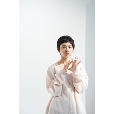 seeseao针织开衫宽松慵懒亲肤