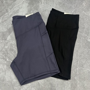 大码健身裤运动五分裤加长紧身高弹力速干短裤训练骑行裤断码清仓