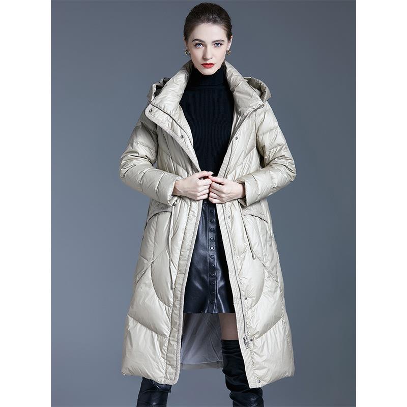 欧洲站羽绒服女中长款2025新款女款过膝加厚爆款宽松冬季外套潮