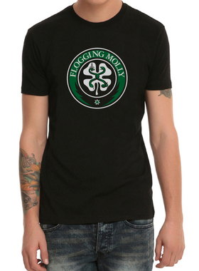 Flogging Molly摇滚乐队T恤男圆领短袖春夏朋克爱尔兰